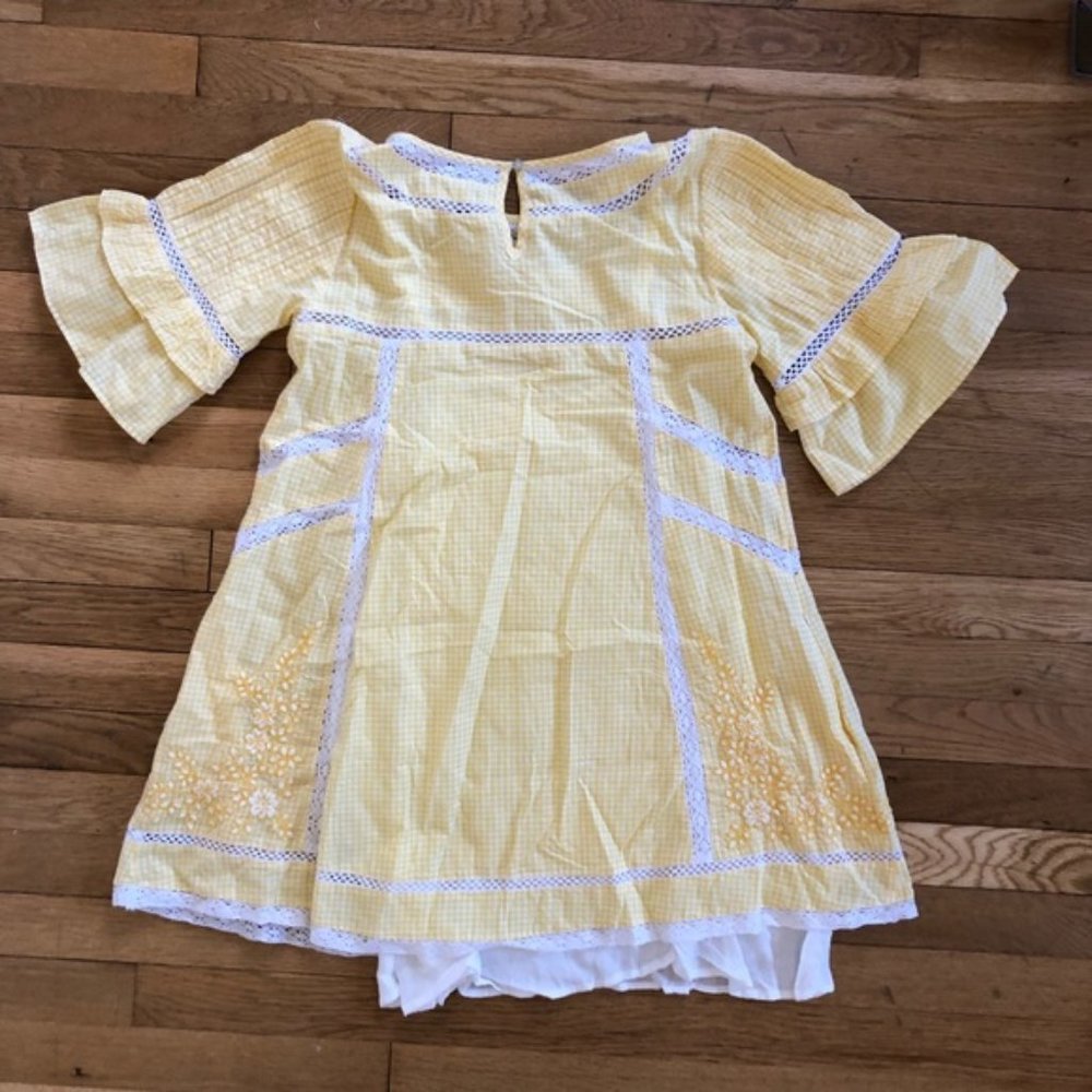 Free People Sunny Day Gingham Dress Size XS - Picture 3 of 6